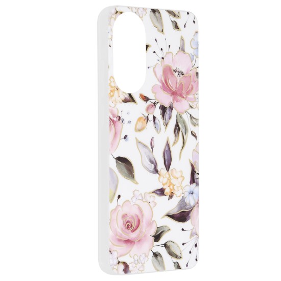 Husa pentru Oppo A78 4G - Techsuit Marble Series - Chloe White