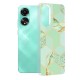 Husa pentru Oppo A78 4G - Techsuit Marble Series - Green Hex