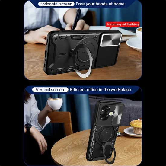Husa pentru Oppo A79 5G / OnePlus Nord N30 SE - Techsuit CamGuard Pro - Red Husa pentru Oppo A79 5G / OnePlus Nord N30 SE - Techsuit CamGuard Pro - Red