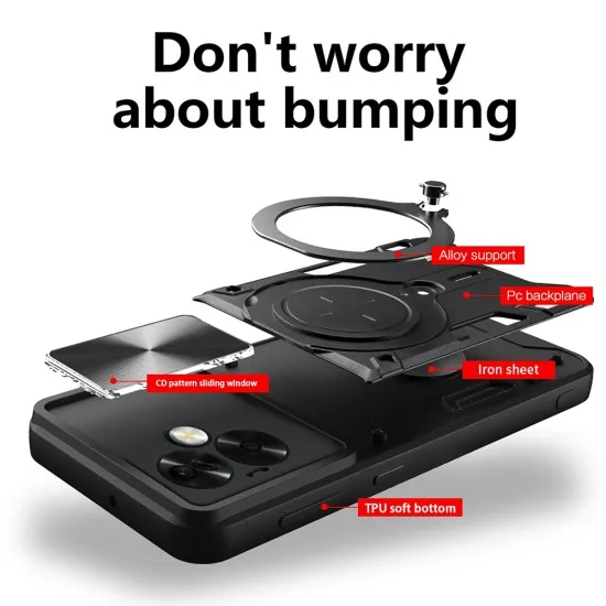 Husa pentru Oppo A79 5G / OnePlus Nord N30 SE - Techsuit CamGuard Pro - Red Husa pentru Oppo A79 5G / OnePlus Nord N30 SE - Techsuit CamGuard Pro - Red