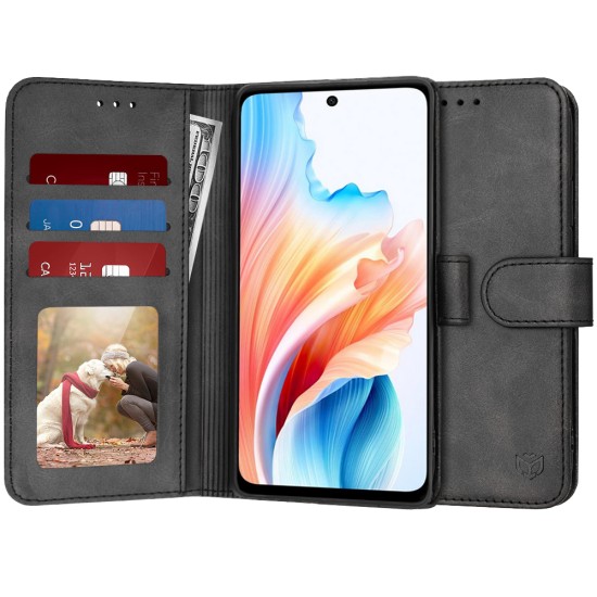 Husa pentru Oppo A79 5G / OnePlus Nord N30 SE - Techsuit Diary Book - Black