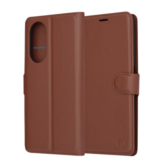 Husa pentru Oppo A98 5G - Techsuit Leather Folio - Brown