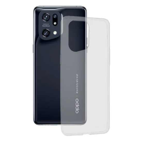 Husa pentru Oppo Find X5 Pro - Techsuit Clear Silicone - Transparenta Husa pentru Oppo Find X5 Pro - Techsuit Clear Silicone - Transparenta
