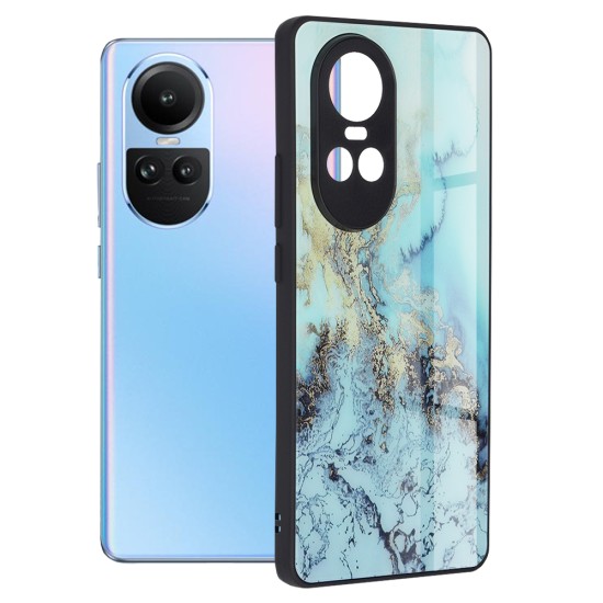 Husa pentru Oppo Reno10 / Reno10 Pro - Techsuit Glaze Series - Blue Ocean