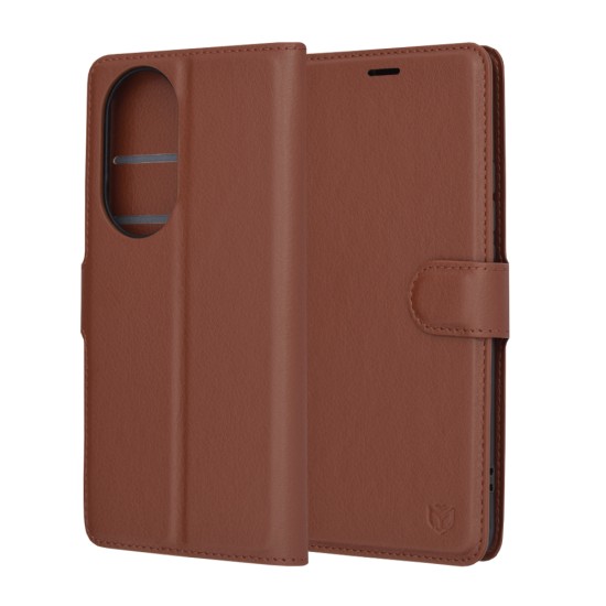 Husa pentru Oppo Reno10 / Reno10 Pro - Techsuit Leather Folio - Brown