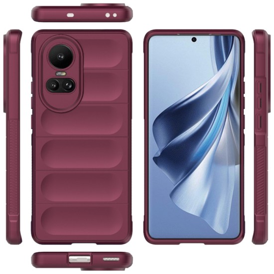 Husa pentru Oppo Reno10 / Reno10 Pro - Techsuit Magic Shield - Bordeaux