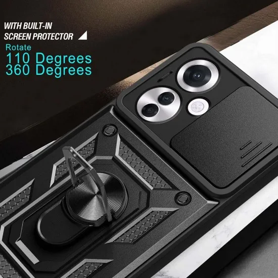 Husa pentru Oppo Reno11 F - Techsuit CamShield Series - Black Husa pentru Oppo Reno11 F - Techsuit CamShield Series - Black