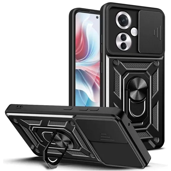Husa pentru Oppo Reno11 F - Techsuit CamShield Series - Black Husa pentru Oppo Reno11 F - Techsuit CamShield Series - Black