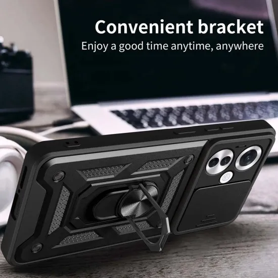 Husa pentru Oppo Reno11 F - Techsuit CamShield Series - Black Husa pentru Oppo Reno11 F - Techsuit CamShield Series - Black