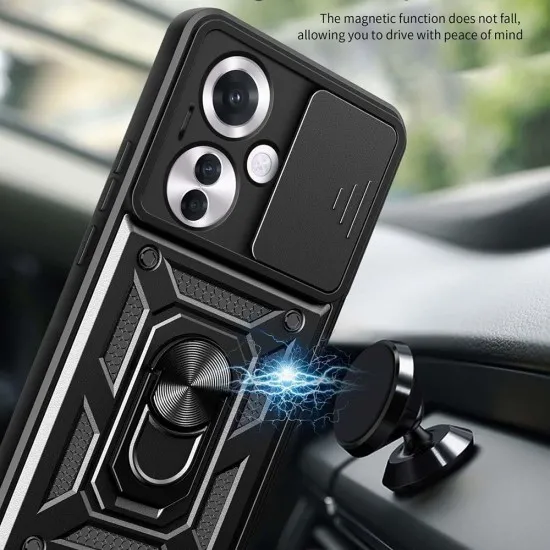Husa pentru Oppo Reno11 F - Techsuit CamShield Series - Black Husa pentru Oppo Reno11 F - Techsuit CamShield Series - Black