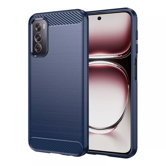 Husa pentru Oppo Reno12 Pro - Techsuit Carbon Silicone - Blue