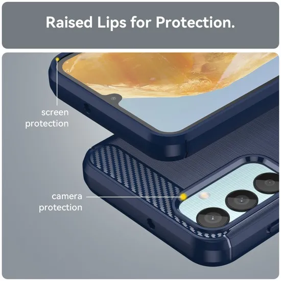 Husa pentru Oppo Reno12 - Techsuit Carbon Silicone - Black Husa pentru Oppo Reno12 - Techsuit Carbon Silicone - Black