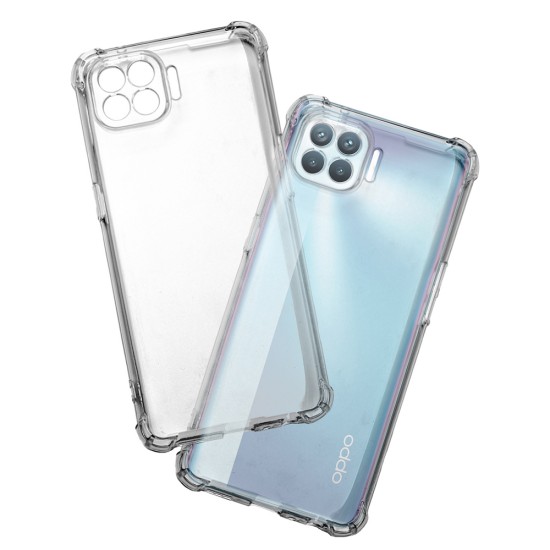 Husa pentru Oppo Reno4 Lite - Techsuit Shockproof Clear Silicone - Clear