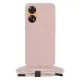 Husa pentru Oppo Reno8 T - Techsuit Crossbody Lanyard - Pink