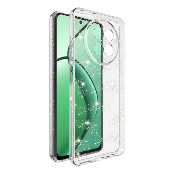 Husa pentru Realme 12 / 12x - Techsuit SparkleSkin Series - Clear