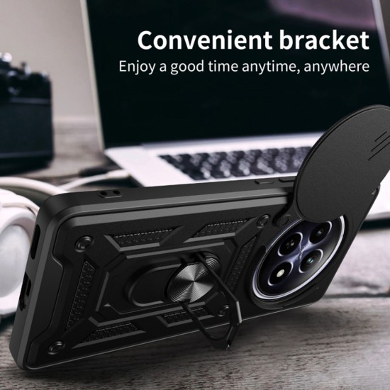 Husa pentru Realme 12+ - Techsuit CamShield Series - Black Husa pentru Realme 12+ - Techsuit CamShield Series - Black