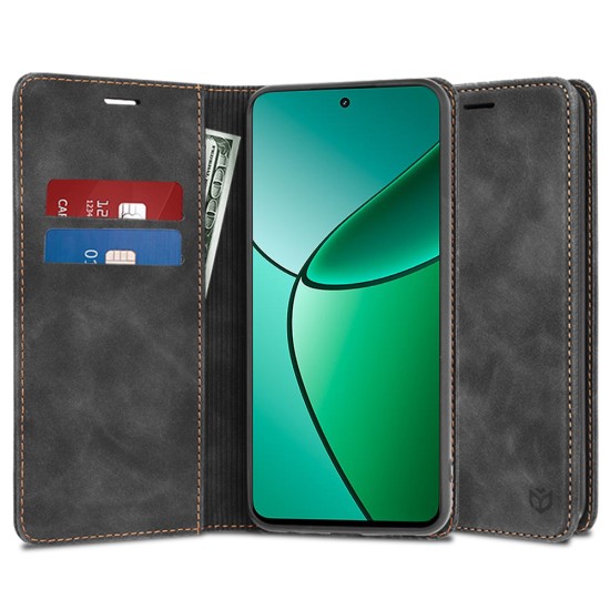 Husa pentru Realme 12+ - Techsuit Confy Cover - Black Husa pentru Realme 12+ - Techsuit Confy Cover - Black