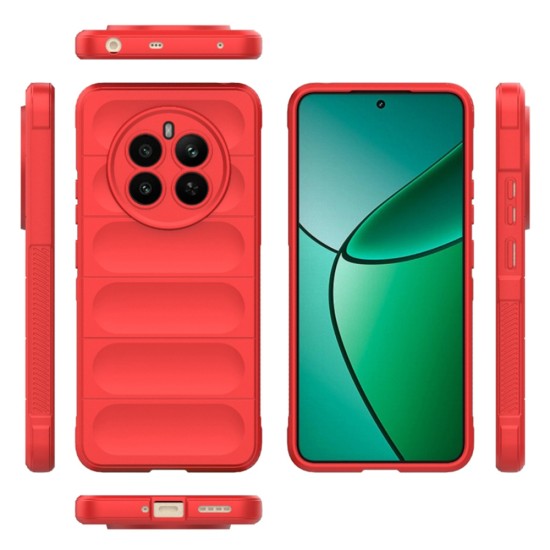 Husa pentru Realme 12+ - Techsuit Magic Shield - Red Husa pentru Realme 12+ - Techsuit Magic Shield - Red