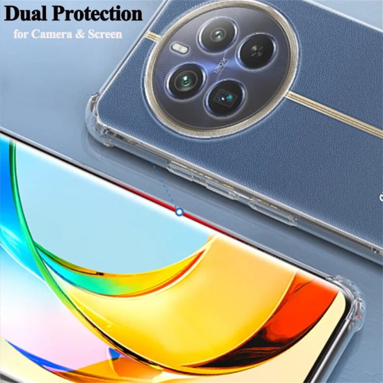 Husa pentru Realme 12+ - Techsuit Shockproof Clear Silicone - Clear