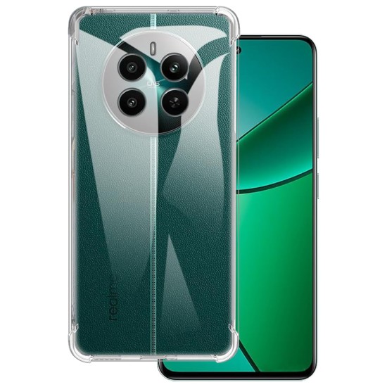 Husa pentru Realme 12+ - Techsuit Shockproof Clear Silicone - Clear