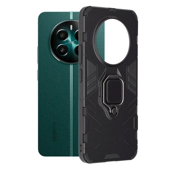 Husa pentru Realme 12+ - Techsuit Silicone Shield - Black