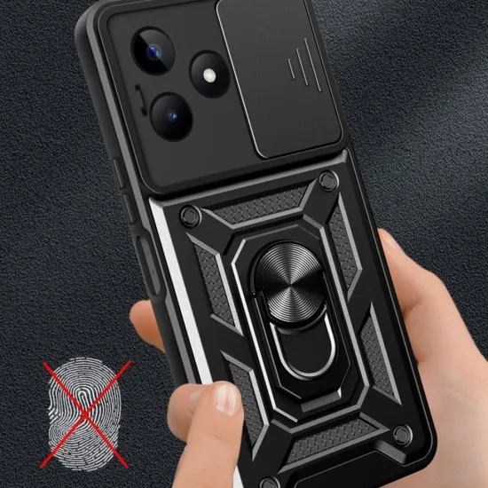 Husa pentru Realme C51 / Note 50 - Techsuit CamShield Series - Black Husa pentru Realme C51 / Note 50 - Techsuit CamShield Series - Black