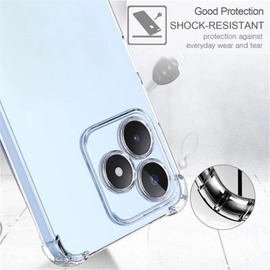 Husa pentru Realme C51 / Note 50 - Techsuit Shockproof Clear Silicone - Clear