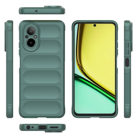 Husa pentru Realme C67 4G - Techsuit Magic Shield - Green