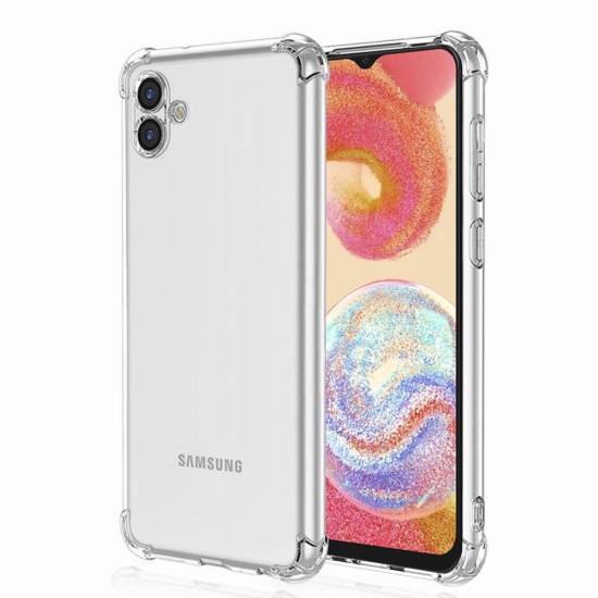 Husa pentru Samsung Galaxy A04e / M04 - Techsuit Shockproof Clear Silicone - Clear