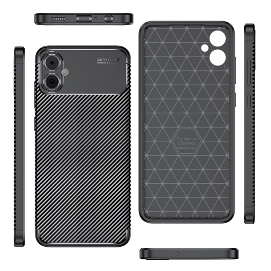 Husa pentru Samsung Galaxy A05 - Techsuit CarbonFiber - Black