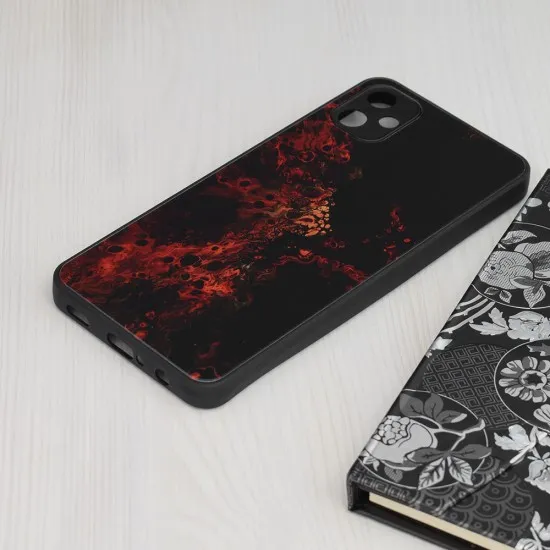 Husa pentru Samsung Galaxy A05 - Techsuit Glaze Series - Red Nebula Husa pentru Samsung Galaxy A05 - Techsuit Glaze Series - Red Nebula
