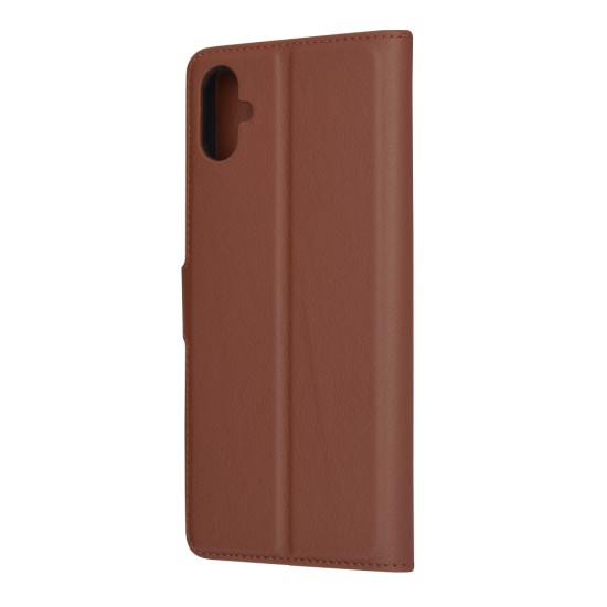 Husa pentru Samsung Galaxy A05 - Techsuit Leather Folio - Brown