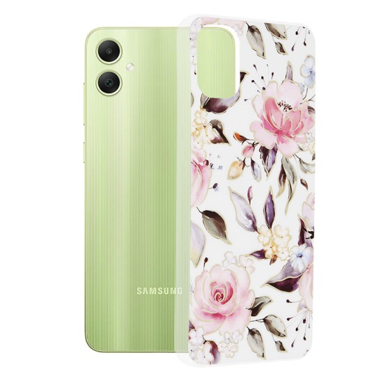 Husa pentru Samsung Galaxy A05 - Techsuit Marble Series - Chloe White