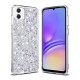 Husa pentru Samsung Galaxy A05 - Techsuit Sparkly Glitter - White