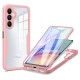 Husa pentru Samsung Galaxy A05s + Folie - Techsuit ColorVerse 360 Series - Pink