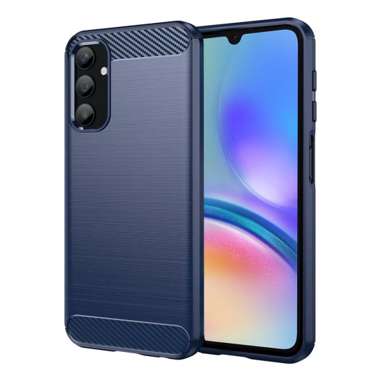 Husa pentru Samsung Galaxy A05s - Techsuit Carbon Silicone - Blue