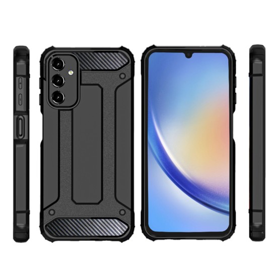 Husa pentru Samsung Galaxy A05s - Techsuit Hybrid Armor - Black