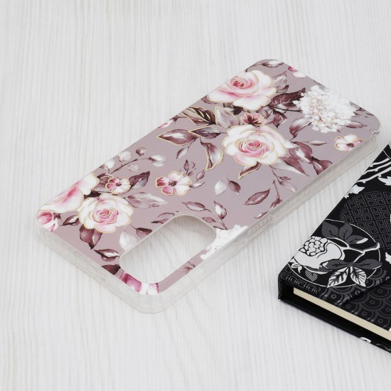 Husa pentru Samsung Galaxy A05s - Techsuit Marble Series - Bloom of Ruth Gray