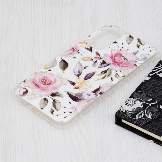 Husa pentru Samsung Galaxy A05s - Techsuit Marble Series - Chloe White