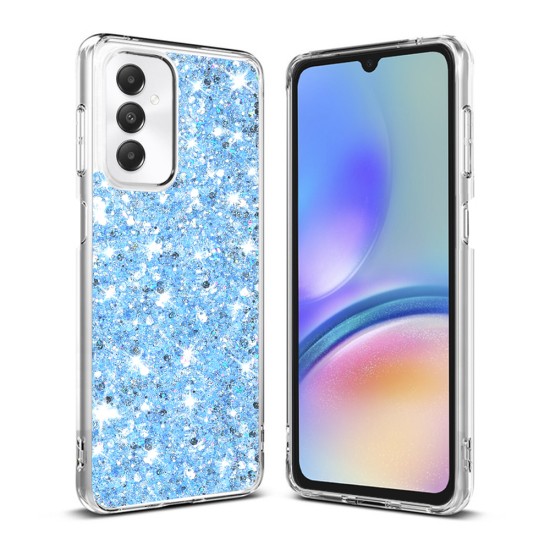 Husa pentru Samsung Galaxy A05s - Techsuit Sparkly Glitter - Blue