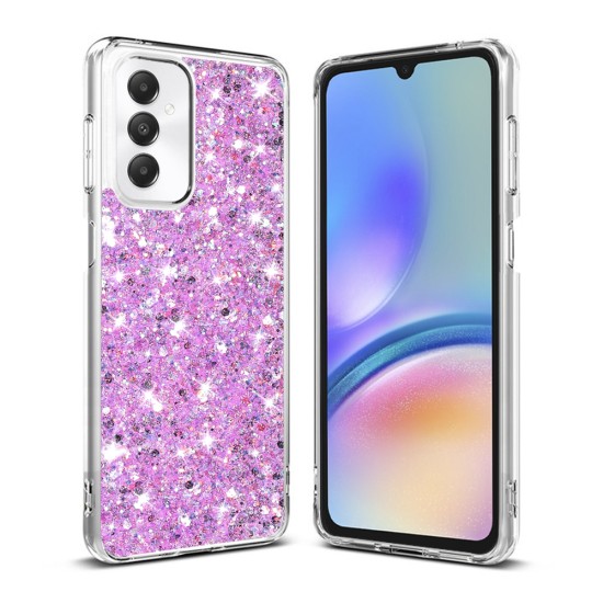 Husa pentru Samsung Galaxy A05s - Techsuit Sparkly Glitter - Magenta