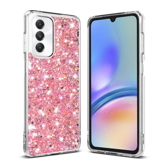 Husa pentru Samsung Galaxy A05s - Techsuit Sparkly Glitter - Pink