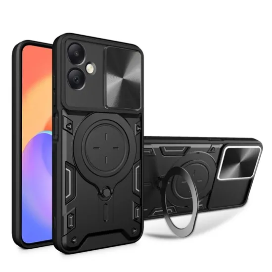 Husa pentru Samsung Galaxy A06 - Techsuit CamGuard Pro - Black Husa pentru Samsung Galaxy A06 - Techsuit CamGuard Pro - Black
