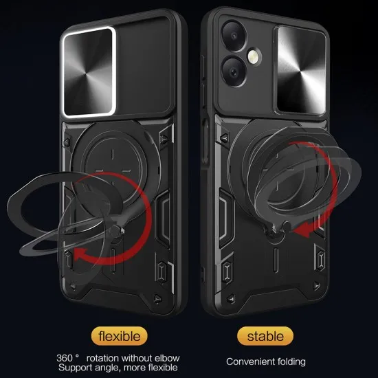 Husa pentru Samsung Galaxy A06 - Techsuit CamGuard Pro - Black Husa pentru Samsung Galaxy A06 - Techsuit CamGuard Pro - Black