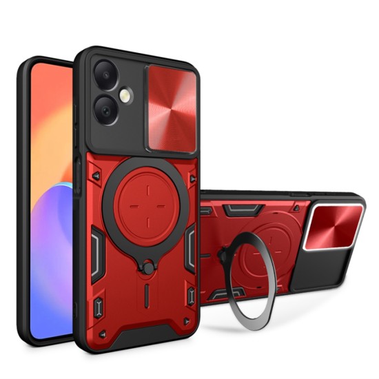 Husa pentru Samsung Galaxy A06 - Techsuit CamGuard Pro - Red