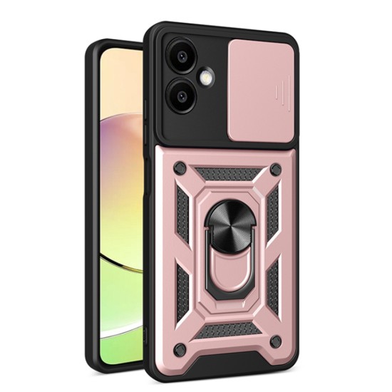 Husa pentru Samsung Galaxy A06 - Techsuit CamShield Series - Rose Gold