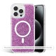 Husa pentru Samsung Galaxy A06 - Techsuit Sparkly Glitter - Magenta