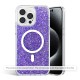 Husa pentru Samsung Galaxy A06 - Techsuit Sparkly Glitter - Purple