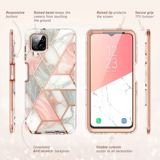 Husa pentru Samsung Galaxy A12 / A12 Nacho - I-Blason Cosmo - Marble Husa pentru Samsung Galaxy A12 / A12 Nacho - I-Blason Cosmo - Marble
