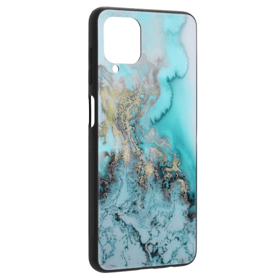 Husa pentru Samsung Galaxy A12 / A12 Nacho - Techsuit Glaze Series - Blue Ocean